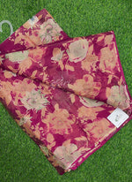 Load image into Gallery viewer, Latest Beautiful Printed Floral Nara Chiffon Saree