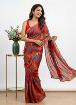 Load image into Gallery viewer, Latest Beautiful Printed Nara Chiffon Saree