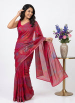 Load image into Gallery viewer, Latest Beautiful Printed Nara Chiffon Saree