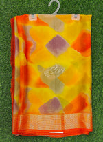 Load image into Gallery viewer, Latest Multi Colour Printed Chiffons Saree with Blouse