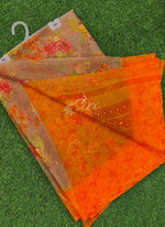 Load image into Gallery viewer, Latest Beautiful Printed Chiffon Saree with Border