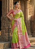 Load image into Gallery viewer, Beautiful Pure Matka Dupion Silk Saree in Rich Border Pallu