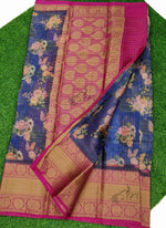 Load image into Gallery viewer, Lovely Printed Soft Warm Silk Saree in Kanchi Borders