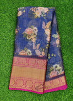 Load image into Gallery viewer, Lovely Printed Soft Warm Silk Saree in Kanchi Borders