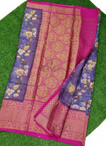Load image into Gallery viewer, Lovely Printed Soft Warm Silk Saree in Kanchi Borders