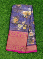 Load image into Gallery viewer, Lovely Printed Soft Warm Silk Saree in Kanchi Borders