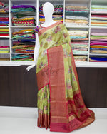 Load image into Gallery viewer, Lovely Printed Soft Warm Silk Saree in Kanchi Borders