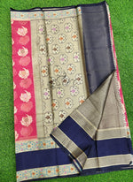 Load image into Gallery viewer, Beautiful Munga Kota Saree in Paithani Border
