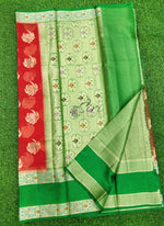 Load image into Gallery viewer, Beautiful Munga Kota Saree in Paithani Border