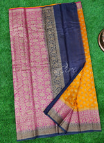 Load image into Gallery viewer, Beautiful Banarasi Semi Georgette Saree in Antique Zari