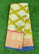 Load image into Gallery viewer, Beautiful Kora Cotton Saree with Kanchi Borders