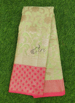 Load image into Gallery viewer, Beautiful Banarasi Kora Saree in All Over Jaal Design