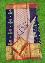 Load image into Gallery viewer, Beautiful Silk Cotton Saree in Rich Borders