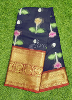 Load image into Gallery viewer, Beautiful Silk Cotton Saree in Rich Borders