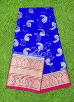 Load image into Gallery viewer, Beautiful Fine Organza Saree in Rich Pallu Blouse