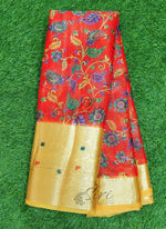 Load image into Gallery viewer, Beautiful Warm Silk Saree in Digital Kalamkari Print