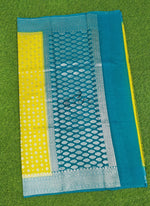 Load image into Gallery viewer, Beautiful Banarasi Semi Georgette Saree in Contrast Border