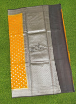 Load image into Gallery viewer, Beautiful Banarasi Semi Georgette Saree in Contrast Border