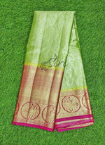 Load image into Gallery viewer, Beautiful Soft Banarasi Brocade Kora Saree
