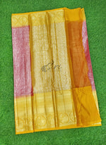 Load image into Gallery viewer, Beautiful Soft Banarasi Brocade Kora Saree