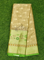 Load image into Gallery viewer, Beautiful Tissue Polka Dots Saree in Contrast Paithani Border
