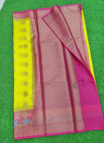 Load image into Gallery viewer, Beautiful Munga Checks Fancy Saree in Paithani Borders