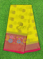 Load image into Gallery viewer, Beautiful Munga Checks Fancy Saree in Paithani Borders