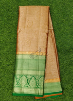 Load image into Gallery viewer, Beautiful Soft Banarasi Brocade Kora Saree in Contrast Border