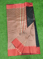 Load image into Gallery viewer, Elegant Jute Silk Saree in Temple Borders