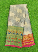 Load image into Gallery viewer, Paithani Border Soft Fancy Tissue Pattu Saree