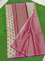 Load image into Gallery viewer, Beautiful Soft Tissue Saree in Jute Butis