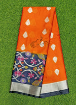 Load image into Gallery viewer, Beautiful Banarasi Soft Silk Saree in Turning Border