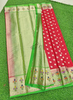 Load image into Gallery viewer, Beautiful Fancy Soft Paithani Silk Saree