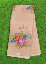 Load image into Gallery viewer, Lovely Organza Saree in Zari Stripes and Embroidery Work Butis