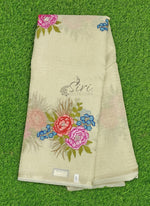 Load image into Gallery viewer, Lovely Organza Saree in Zari Stripes and Embroidery Work Butis