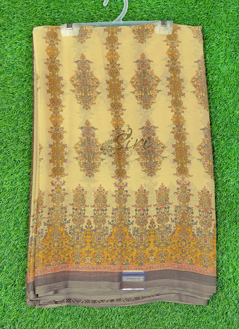 Lovely Printed Chiffon Saree
