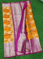 Load image into Gallery viewer, Beautiful Pure Matka Silk Saree in Rich Contrast Border and Rich Pallu