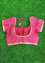 Load image into Gallery viewer, Lovely Double Shade Pink Red Stitched Blouse