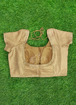 Load image into Gallery viewer, Antique Gold Patterned Padded Stitched Blouse