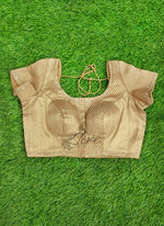 Load image into Gallery viewer, Antique Gold Patterned Padded Stitched Blouse