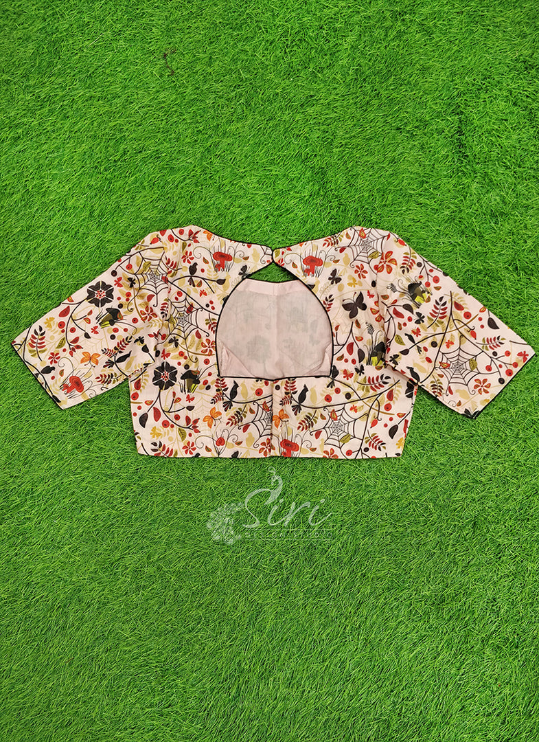 Lovely Digital Print Designer Blouse