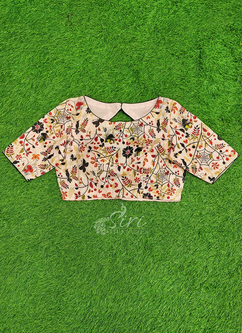 Lovely Digital Print Designer Blouse