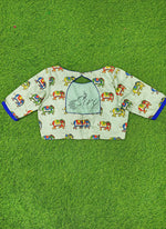 Load image into Gallery viewer, Lovely Digital Print and Embroidery Work Designer Blouse