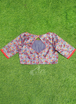 Load image into Gallery viewer, Beautiful Designer Blouse in Digital Print and Mirror Work