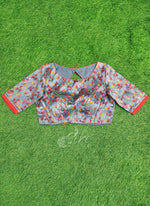 Load image into Gallery viewer, Beautiful Designer Blouse in Digital Print and Mirror Work