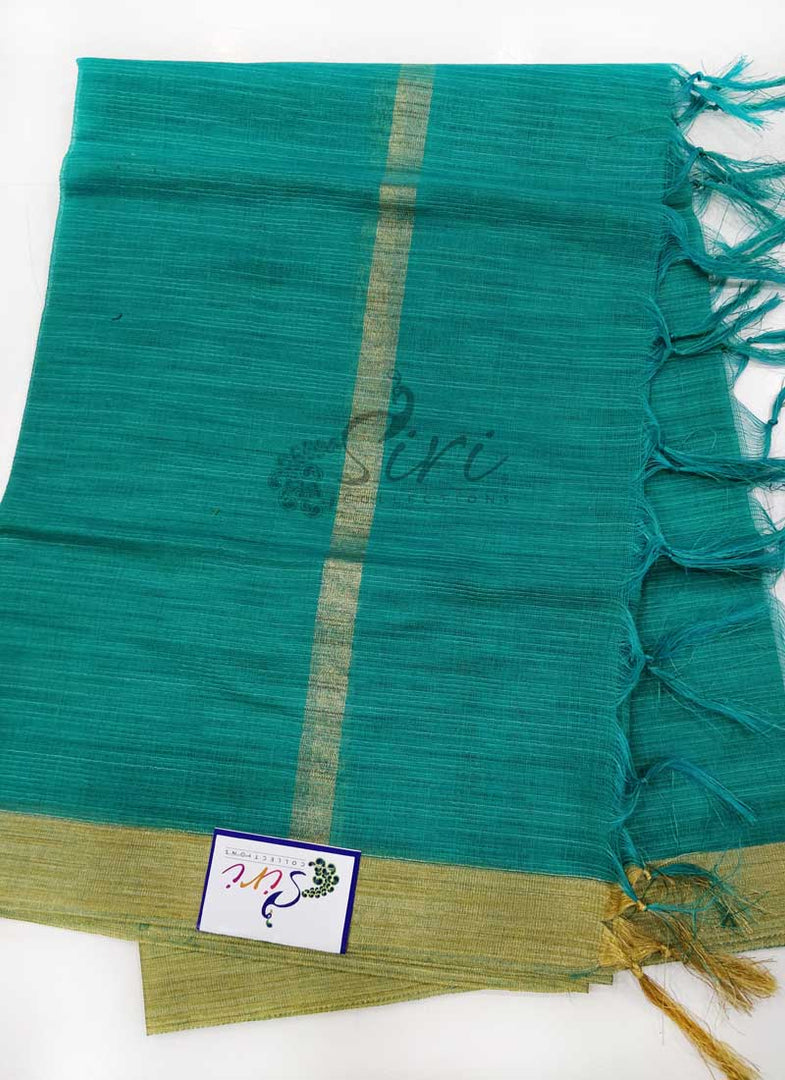 Simple Plain Jute Chanderi Dupatta