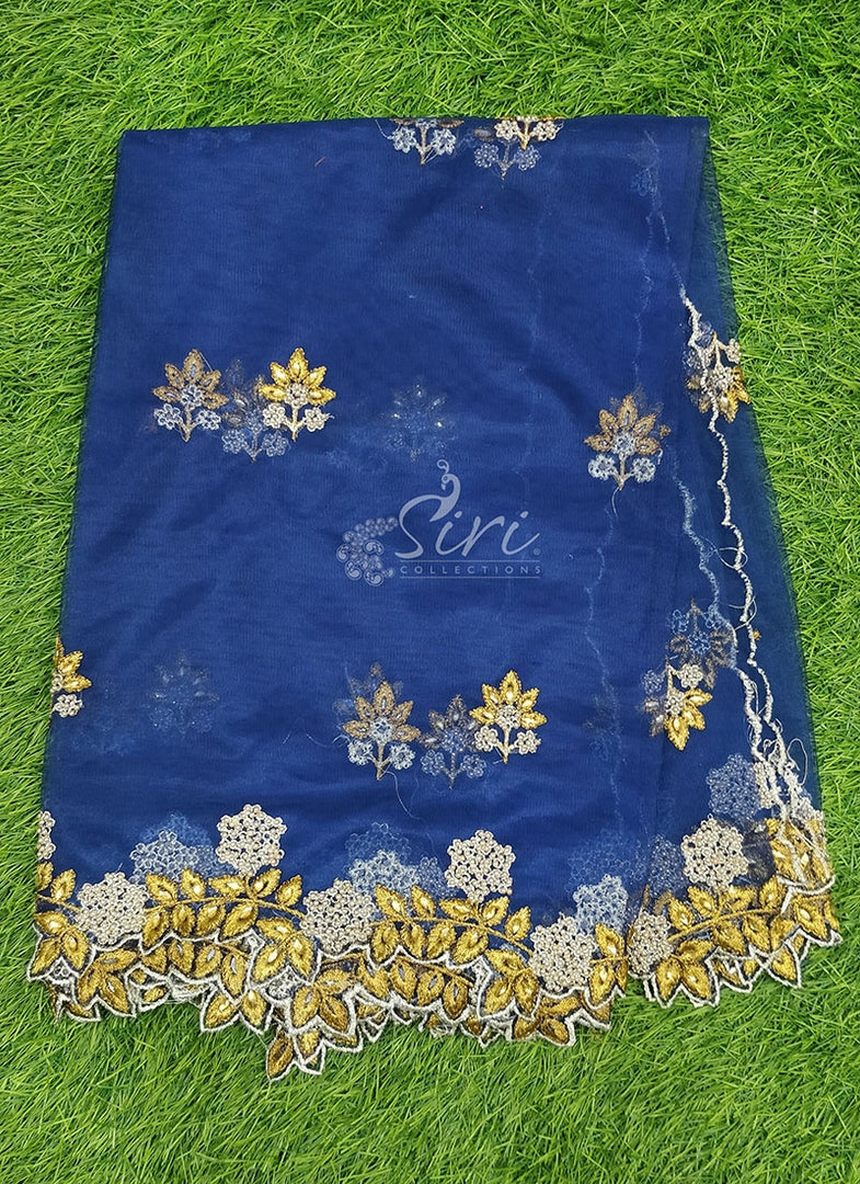 Designer Net Cut Work Dupatta
