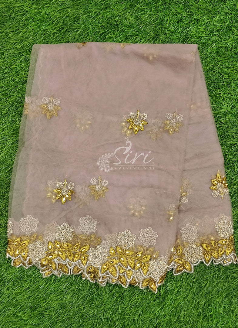 Designer Net Cut Work Dupatta