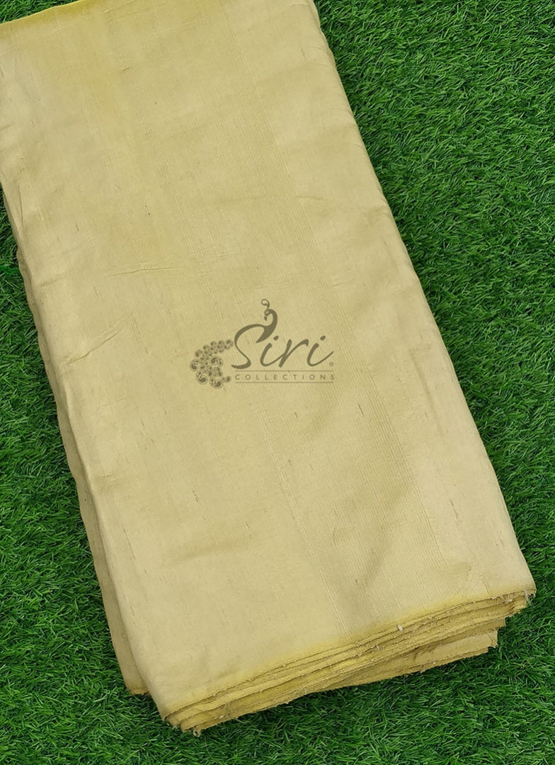 Handloom Pure Tissue Raw Silk Fabric
