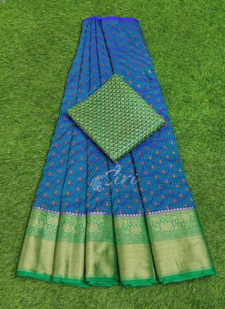 Beautiful Designer Banarasi Silk Lehenga Set